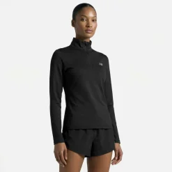 Sport Quarter Zip Bk Xl Running Top Womens