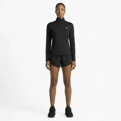 Sport Quarter Zip Bk Xl Running Top Womens