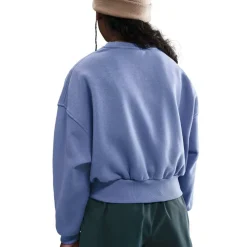 Sportswear Club Fleece Big Kids' (Girls') Boxy Crewneck Sweatshirt