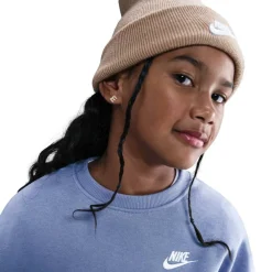 Sportswear Club Fleece Big Kids' (Girls') Boxy Crewneck Sweatshirt
