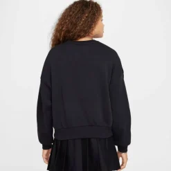 Sportswear Club Fleece Big Kids' (Girls') Boxy Crewneck Sweatshirt