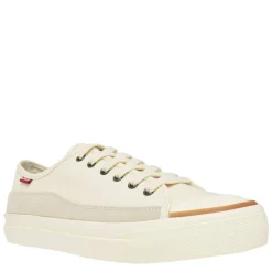 Square Canvas Low Trainers Mens