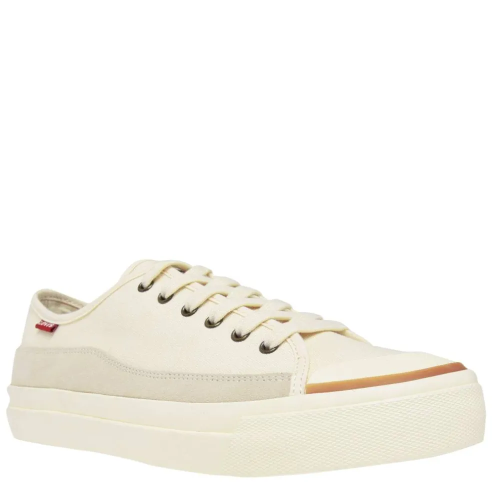 Square Canvas Low Trainers Mens