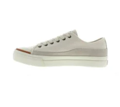 Square Canvas Low Trainers Mens