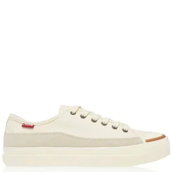 Square Canvas Low Trainers Mens