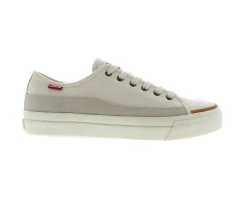 Square Canvas Low Trainers Mens