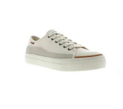 Square Canvas Low Trainers Mens