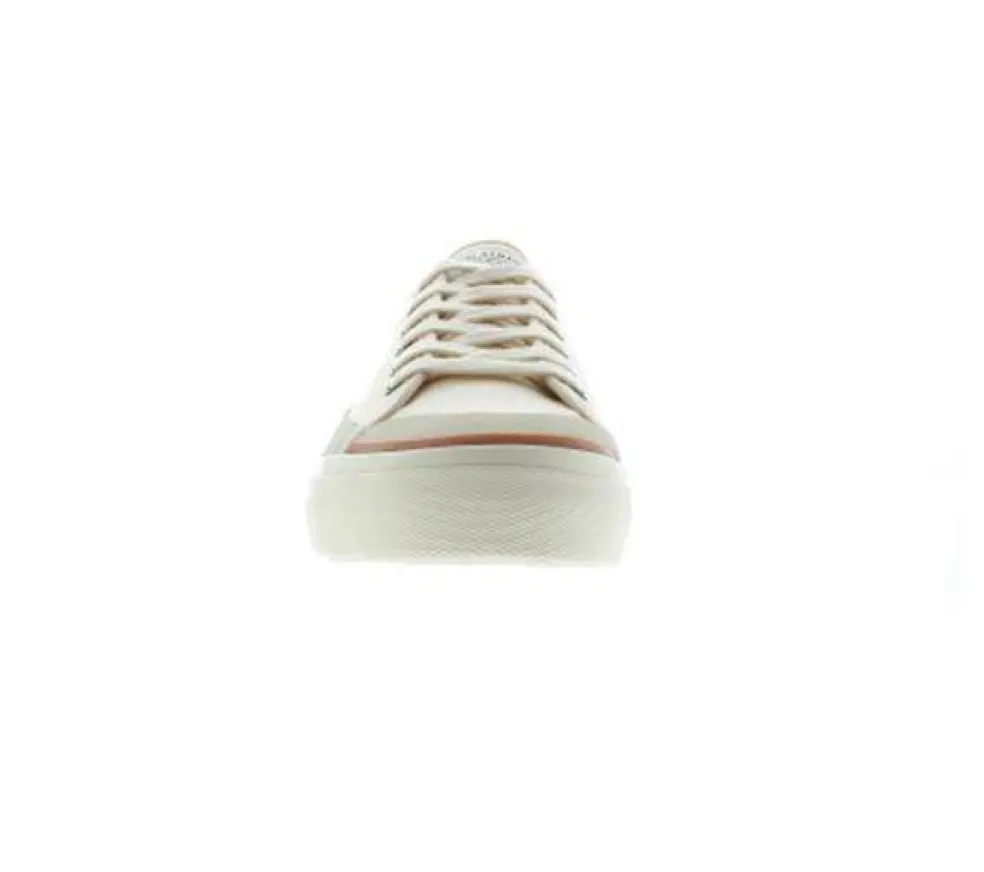 Square Canvas Low Trainers Mens