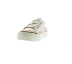Square Canvas Low Trainers Mens