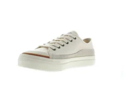 Square Canvas Low Trainers Mens