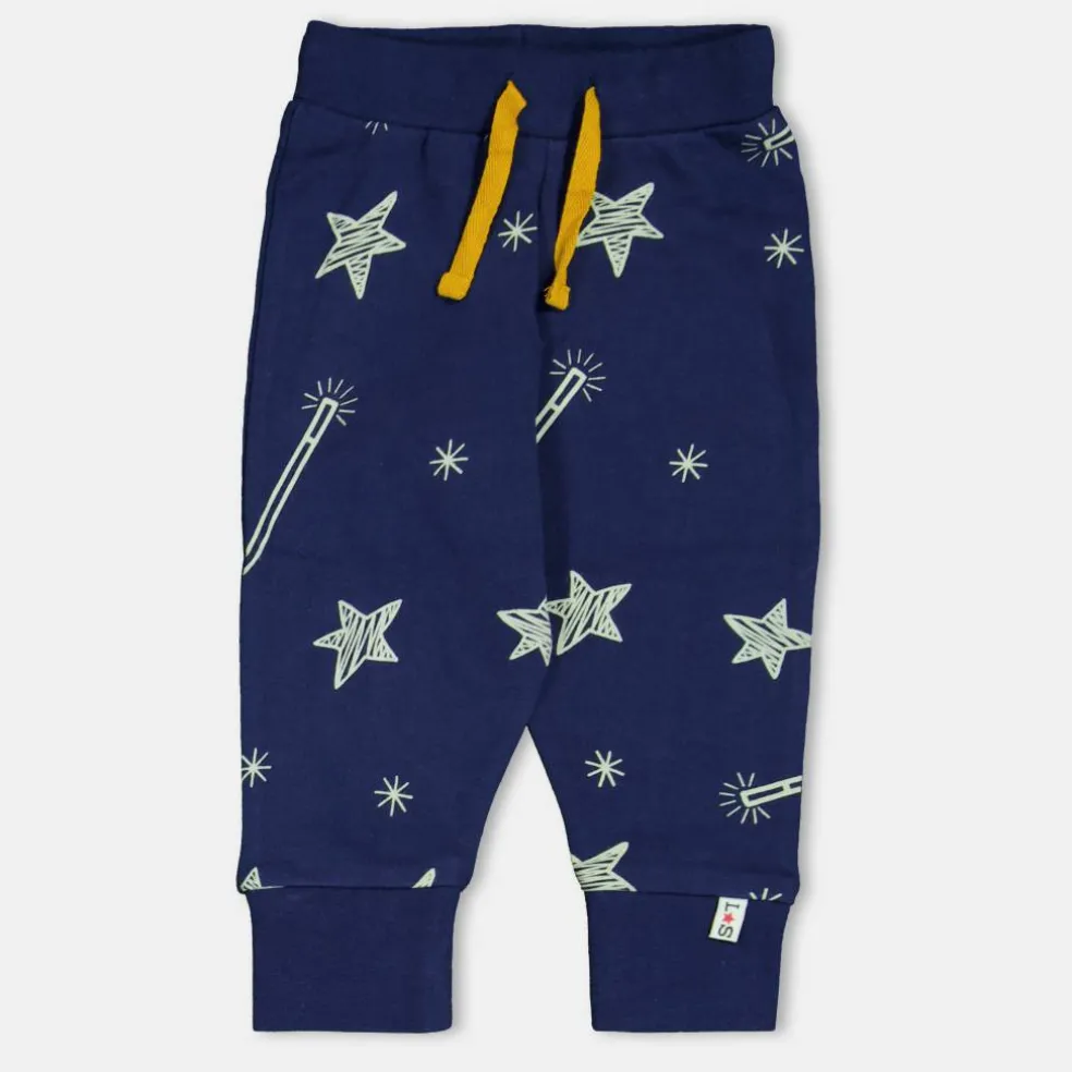 Stars Closed Hem Fleece Joggers