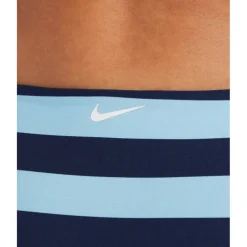 Statement Stripe Mid Waist Bikini Bottom