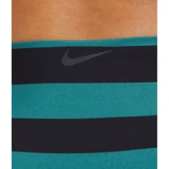 Statement Stripe Mid Waist Bikini Bottom