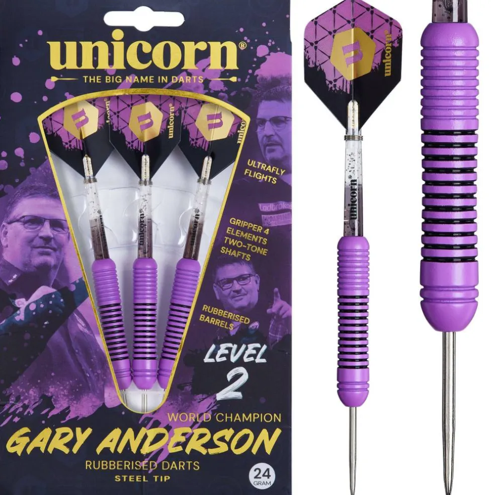 Steel Tip Darts Set Level 2 Gary The Flying Scotsman Anderson