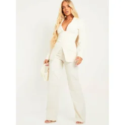Straight Leg Woven Trouser