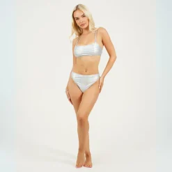 Strappy Square Neck Bikini Top