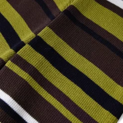 Striped Knitted Wide Leg Trouser