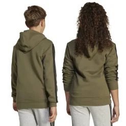 3-Stripe Essentials Full-Zip Hoodie Juniors