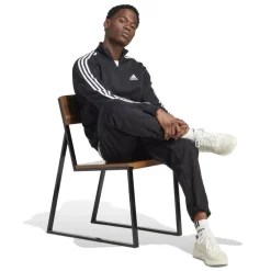 3 Stripe Zip Top Mens