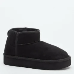 Studio Faux Fur Lined Low Ankle Boots