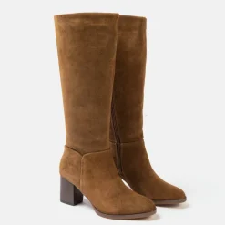 Suede Knee-High Boot Ladies