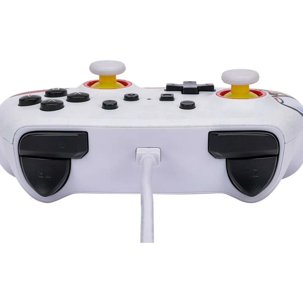 Switch Enhanced Wired Controller - Fireball Mario