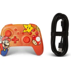 Switch Enhanced Wired Controller – Mario Vintage