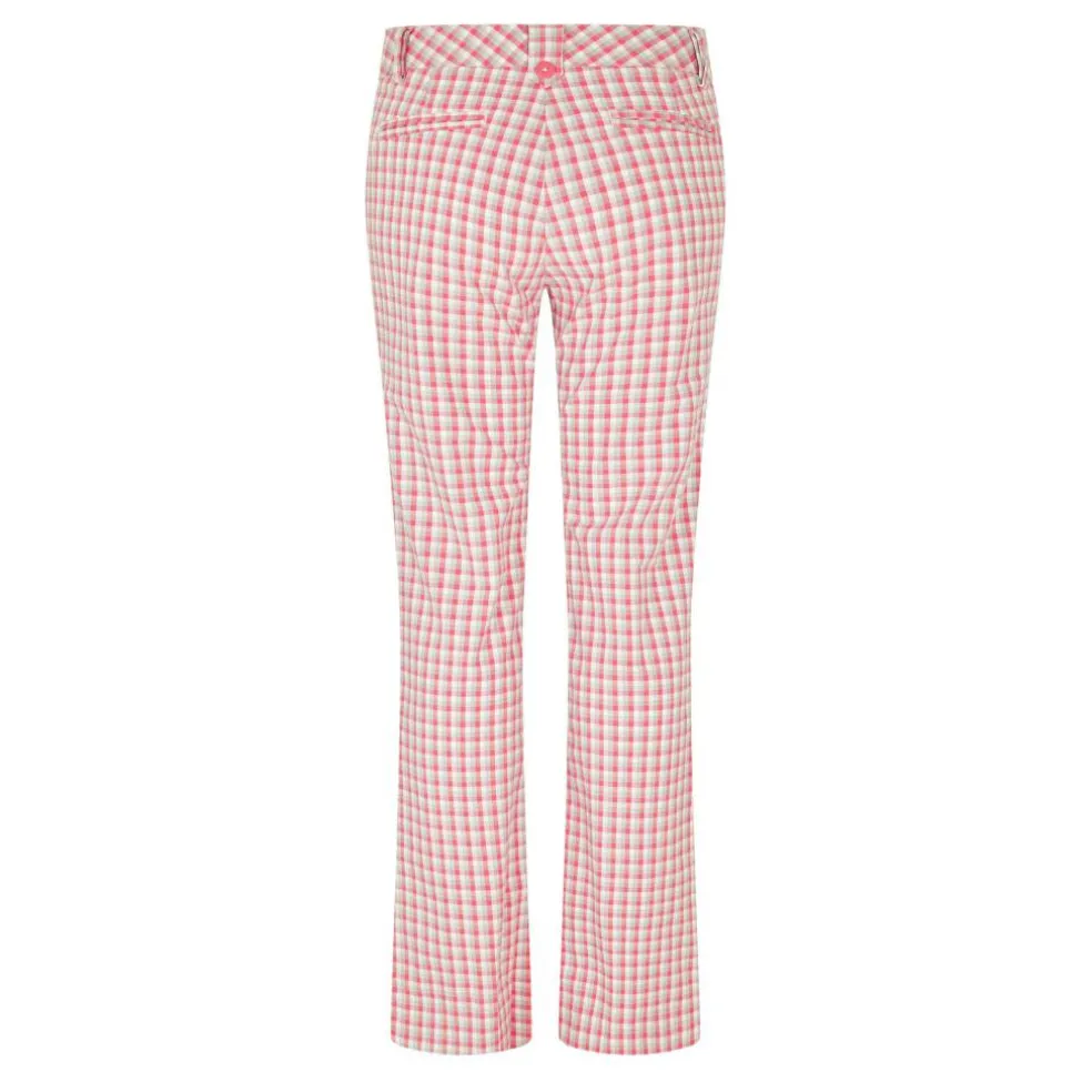(T) Golf Skinny Plaid Pant Womens