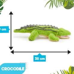 Team Zappi Co Crocodile Soft Toy 38 cm ECO