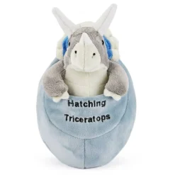 Team Zappi Co Triceratops Hatching Soft Toy 22 cm