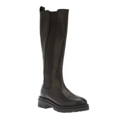 Tenley Elasticated Leather Knee-High Boots