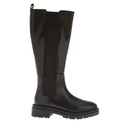 Tenley Elasticated Leather Knee-High Boots