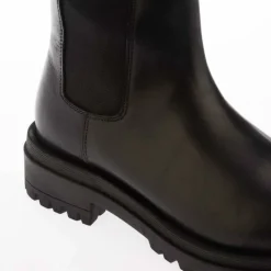 Tenley Elasticated Leather Knee-High Boots