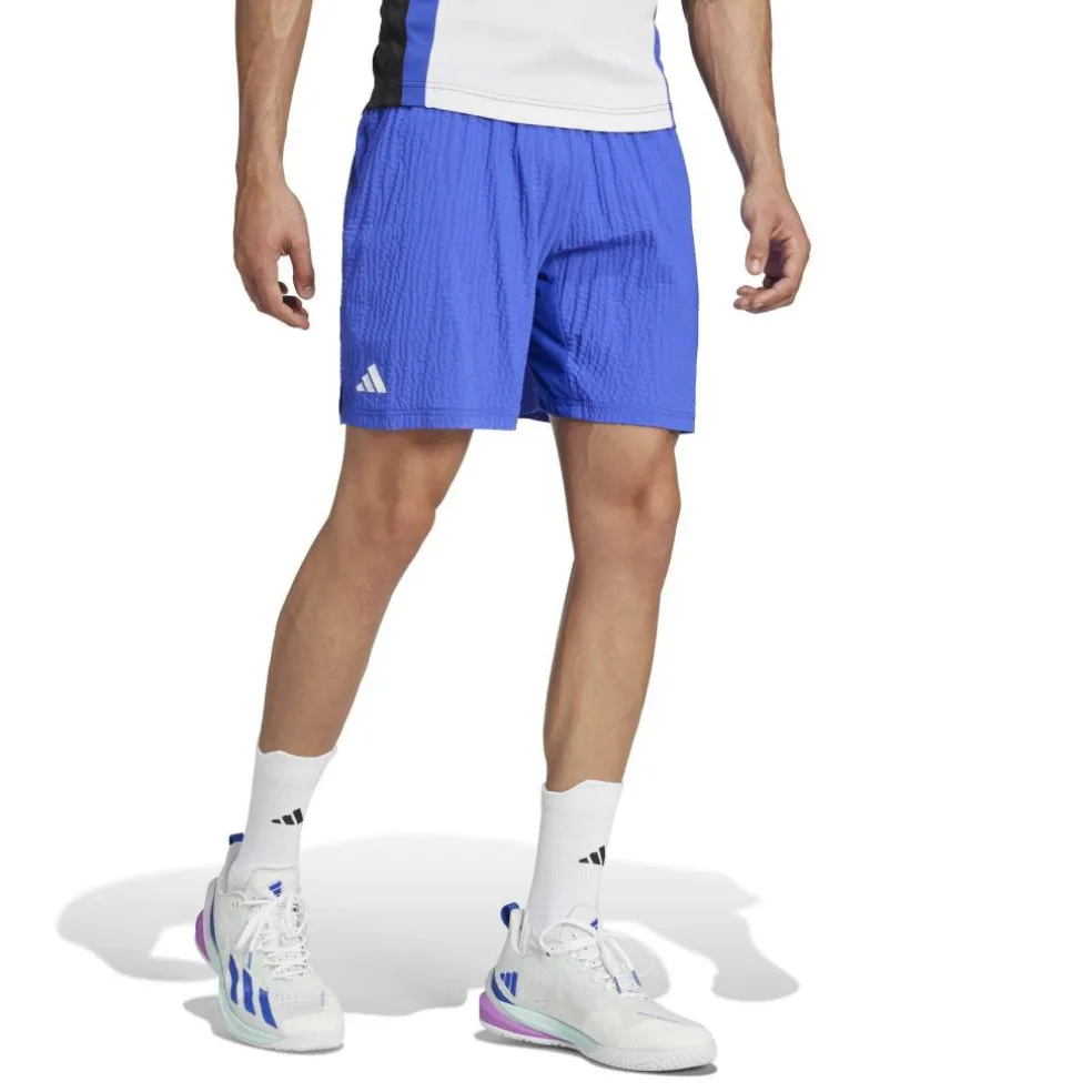 Tennis Pro 7-inch Seersucker Shorts Mens