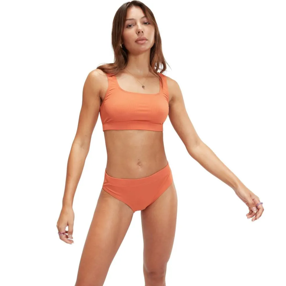 Textured Deep U-Back Bikini