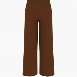 Textured Wide Leg Trouser