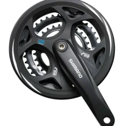 The Shimano Altus FC-M311 42/32/22 Crank Set