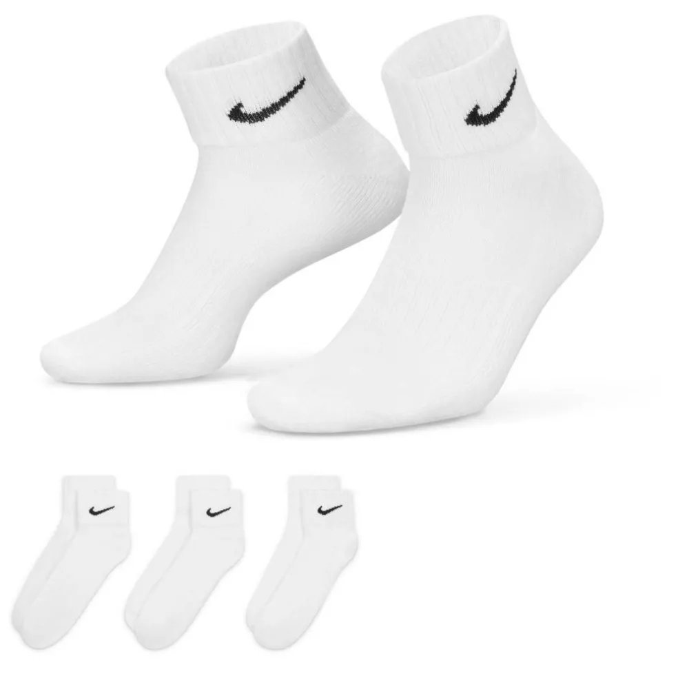 Three Pack Quarter Socks Mens