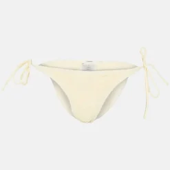 Tie Bikini Bottoms with Crochet Overlay