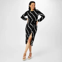 Tie Dye Twist Dress