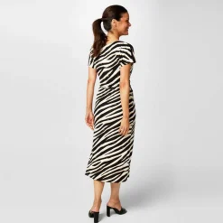 Tie Front Jersey Dress