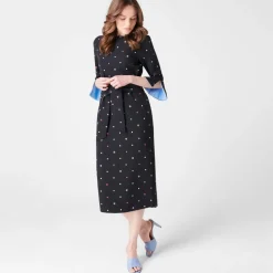 Tie Midi Dress