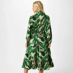 Tiered Midi Dress