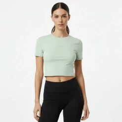 Training SS Crop T-Shirts Womens