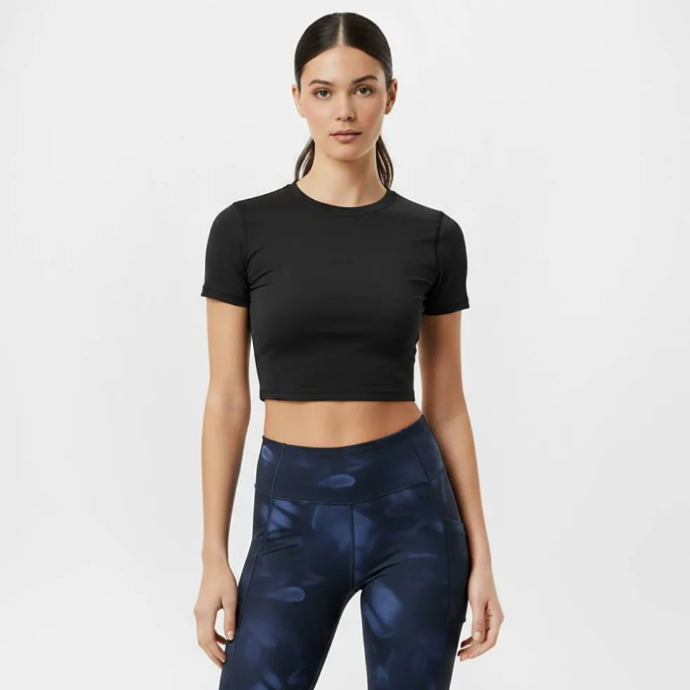 Training SS Crop T-Shirts Womens