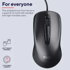 Trust Carve Wired USB Mouse