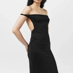 Twist Back Slinky Maxi Dress Womens
