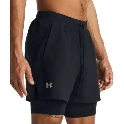 UA Launch Mens 2-in-1 5in Shorts