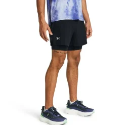 UA Launch Mens 2-in-1 5in Shorts