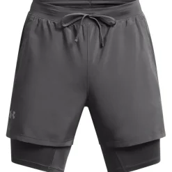UA Launch Mens 2-in-1 5in Shorts